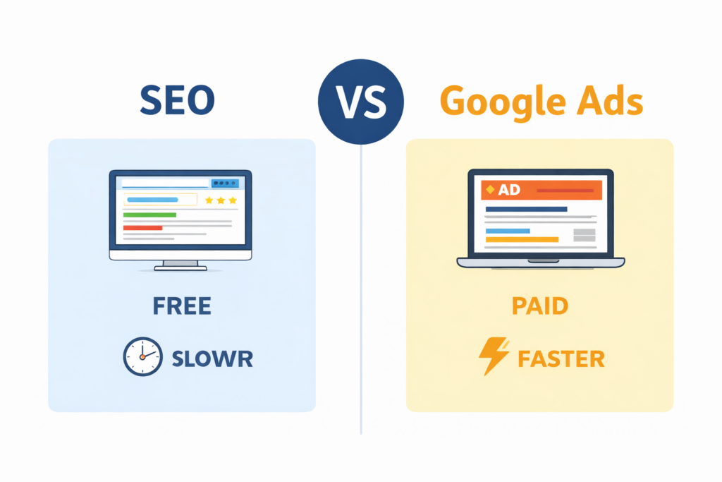 SEO VS GOOGLE ADS